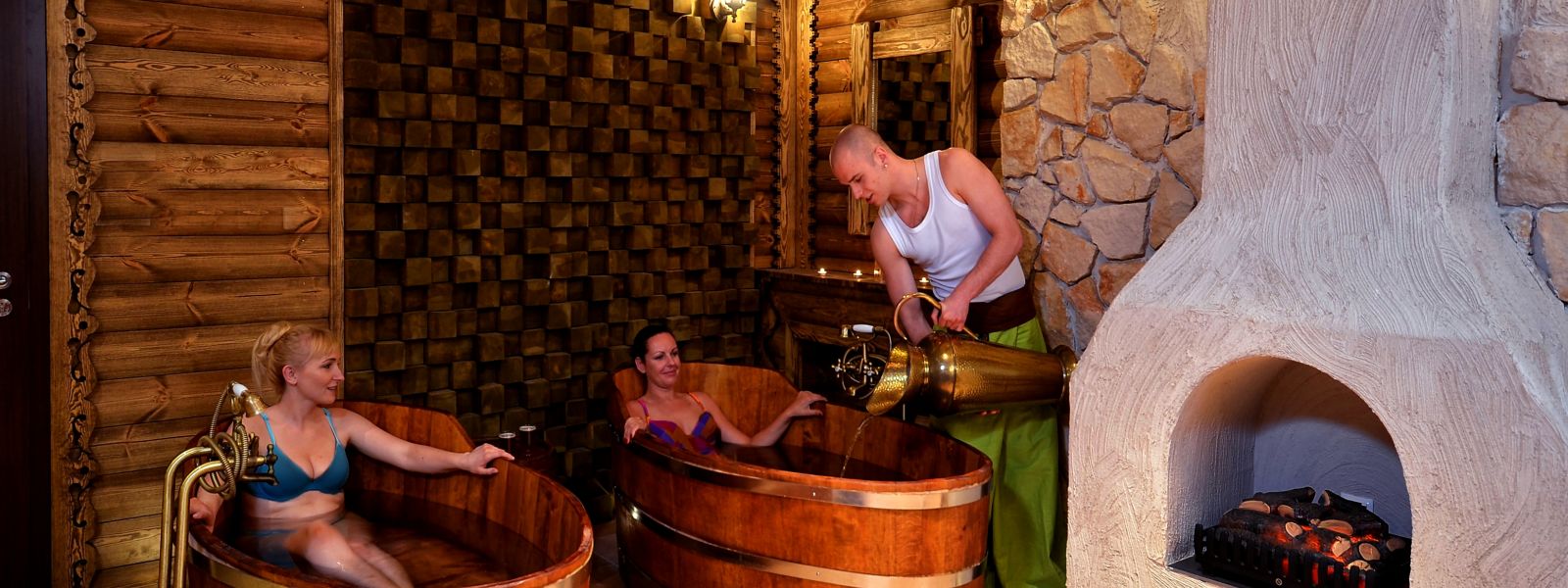 Spróbuj kąpieli piwnej w drewnianej bali w Hotelu Białowieskim w Białowieży