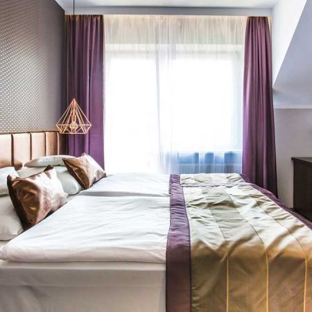 Łazienka Pokój Business lux w Hotelu Białowieski w Białowieży